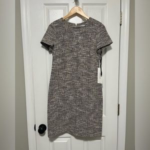 Calvin Klein Multicolor Tweed Dress